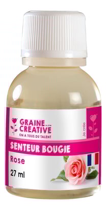 Parfum à bougie 27 ml Rose