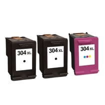Pack de Cartouches Compatibles HP 304 XL – Noir & Couleur pour Imprimantes HP DeskJet & Envy