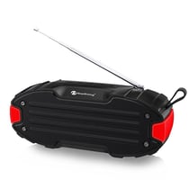 Enceinte Bluetooth Portable Stéréo Surround Avec Micro Support Carte TF FM Rouge YONIS