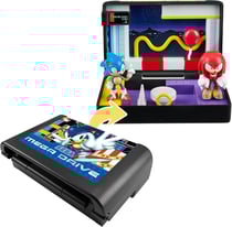 Figurine Console Heroes – Sonic the Hedgehog 3 – Diorama cartouche Mega Drive