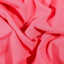 Tissu Crêpe Scuba extensible uni Rose