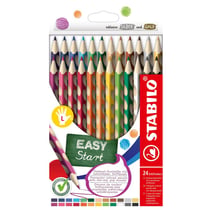 STABILO Crayon de couleur EASYcolors gaucher , étui de 24
