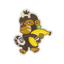 Ecusson thermocollant jungle singe 6x4cm