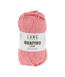 Fil à tricoter de coton QUATTRO LAME - Lang Yarns 29 Rose