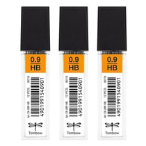 Mine de rechange Tombow - Lot de 3 étuis de 12 mines - Pointe 0,9 mm - Dureté HB
