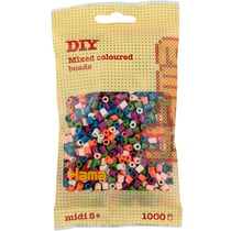 Sachet 1000 perles plastique Midi mix 58 couleurs - Hama