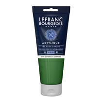 Peinture acrylique - Vert oxyde de chrome - 542 - Fine - Lefranc Bourgeois - Tube 200ml