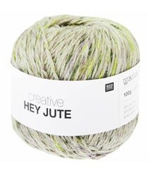 Fil de jute à tricoter ou crocheter HEY JUTE - 100gr - Rico Design 08 Olives