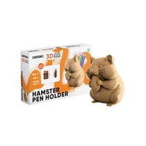 Cartonic® Sculpture-Puzzle 3D - Porte-crayons Hamster - 104 Pièces