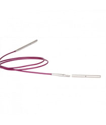 Cable violet 120cm aigu. circulaires/crochet interchangeables -Knitpro Violet