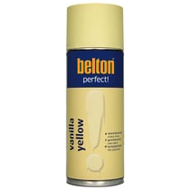 Bombe de peinture - Jaune vanille - Tous supports - Belton Perfect! - 400ml