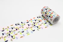 Masking Tape MT Casa Shade Spécial Vitre 9 cm demi cercles rétro