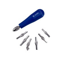 Outil de découpe de linoléum - Pour couper et graver - 7 pièces - Linogravure