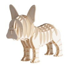 Maquette 3D en papier Bouledogue français - Fridolin