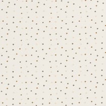 Tissu Jersey Coton Petits pois vert et ocre sur fond Ecru