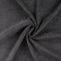 Tissu Velours tissé uni Noir - Au mètre