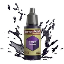 Peinture acrylique pour figurines - THE ARMY PAINTER - Purple Swarm 2.0 - Solution monocouche - 18 ml - Violet