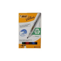 BIC Marqueur pour tableau blanc Velleda 1701 ECOLutions lot de 4