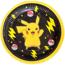 8 Petites Assiettes Pokémon Pikachu