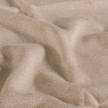 Tissu Maille Jersey épaisse Lurex Camel