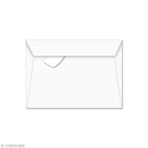 Enveloppe Pollen 114 x 162 mm - Blanc - 5 pcs