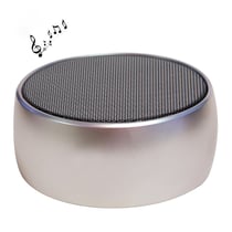 Enceinte Bluetooth Portable Puissante 3.2W Avec Micro Intégré et Support Carte TF Or YONIS