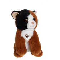 Peluche - Chat Mimi cats sonore noir et marron - 18 cm