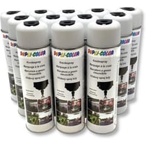 12 bombes de peinture - Blanc - Marquage craie - Repérage - Effaçable - 500ml