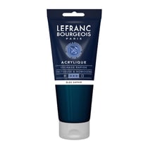 Peinture acrylique - Bleu saphir - 048 - Fine - Lefranc Bourgeois - Tube 200ml