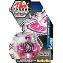 Bakugan evolutions : stingzer avec carte - boule noir - platinum series - saison 4 - spin master 20139205