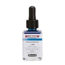 Encre acrylique - Extra-fine - Bleu turquoise - 28 406 - Aéro Color Pro - Schmincke