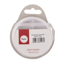 Ruban organdi Blanc 7 mm 10 m
