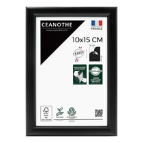 Cadre photo Essentiel exposition noir 10x15 cm