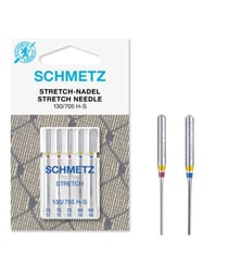 Aiguilles Stretch pour Machine - Assortiment mix 75-90 - 130/705H-S - 5 pces - SCHMETZ Marron