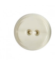 Carte de 3 boutons layette et enfant blanc 23mm - Distrifil Ecru