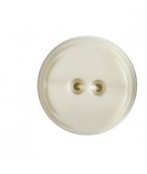 Carte de 3 boutons layette et enfant blanc 23mm - Distrifil Ecru