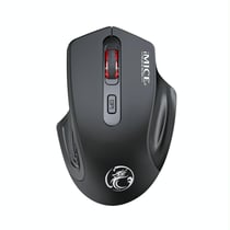 Souris Sans Fil Rechargeable 4 Boutons 1600 DPI Silencieuse Pour PC et Laptop YONIS
