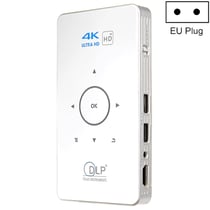 Mini Vidéoprojecteur Portable Full HD 1080P Android 5.1 DLP 2000 Lumens Blanc YONIS