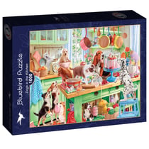 Puzzle 1000 pièces - Chiens dans la Cuisine - Bluebird Puzzle