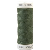 Fil à coudre polyester 100m made in France - vert if 553