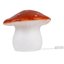 Lampe grand champignon rouge brique