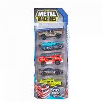 Pack 5 véhicules city force metal machine - ZURU - Noir