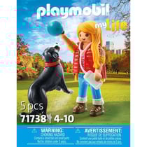 Playmobil My Life 71738 Jeune fille avec chien de montagne