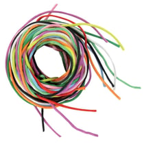 MégaCréa DIY - Cordon en satin 2 mm 2 m Assortiment de 10 fils