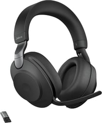 Micro-casque JABRA Evolve2 85 - Mousse, Cuir - 28599-999-989 - Noir - 286 g