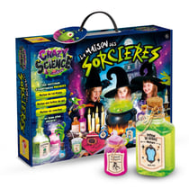 LISCIANI - La maison des sorcières - Crazy science - Kit d'expériences magiques - Laboratoire de magie - À partir de 7 ans
