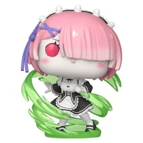 Figurine de collection Funko POP! - Re:Zero - Ram Wind Magic Glow Exclusive