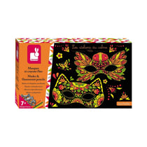 Masques et crayons fluo - Janod - Orange