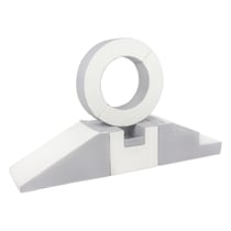 Ensemble de 7 blocs avec cerceau gris - Velinda