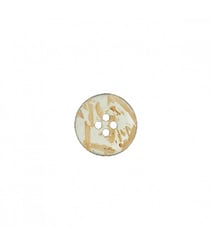 Bouton polyester et son de riz 2 trous 25mm - Prym Jaune